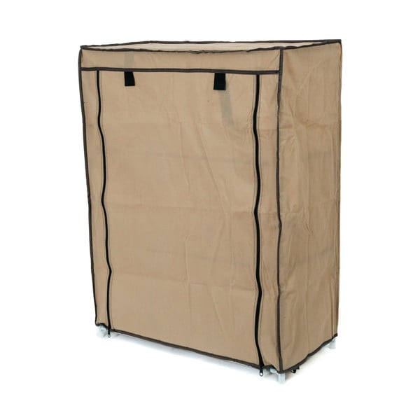 Smėlio spalvos tekstilinis trijų pakopų batų stovas Compactor Shoes-image-3