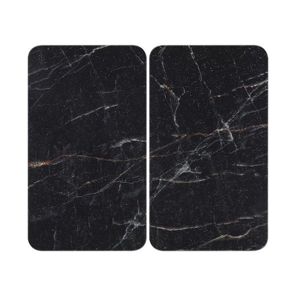 Iš grūdinto stiklo viryklės dangčiai 2 vnt. 52x30 cm Abdeckplatte  – Wenko