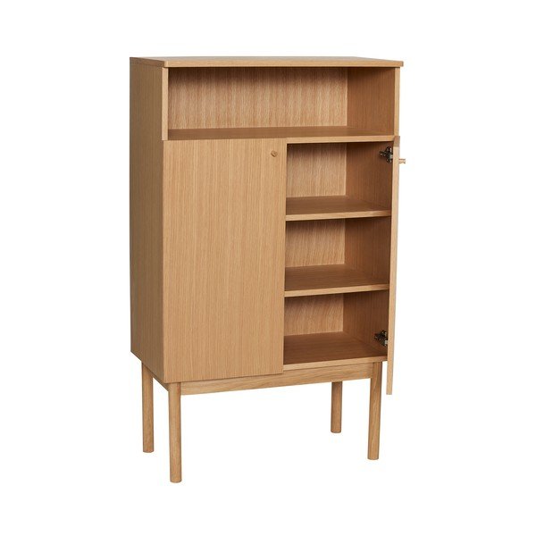 Spintelė natūralios spalvos iš ąžuolo 80x135x42 cm Ulterior – Hübsch-image-4