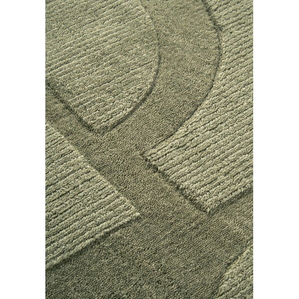Rankų darbo iš vilnos kilimas žalios spalvos 160x230 cm Alexis – Villeroy&Boch-image-4