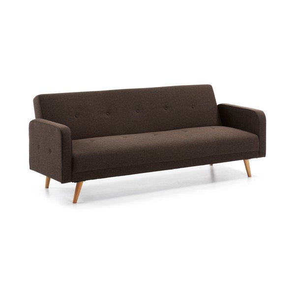 Tamsiai ruda sofa-lova La Forma Regor-image-2