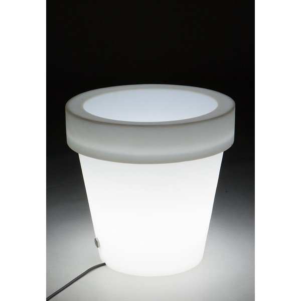 Baltas vazonas su apšvietimu "Tomasucci Classic", ⌀ 45 cm-image-1