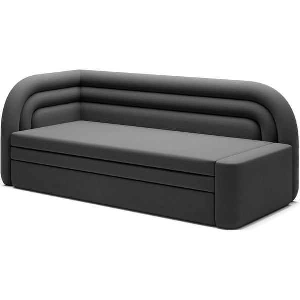 Taupe spalvos iš velveto sulankstoma/su sandėliavimo vieta sofa su kairiuoju kampu 223 cm Fabillo – ELTAP-image-2