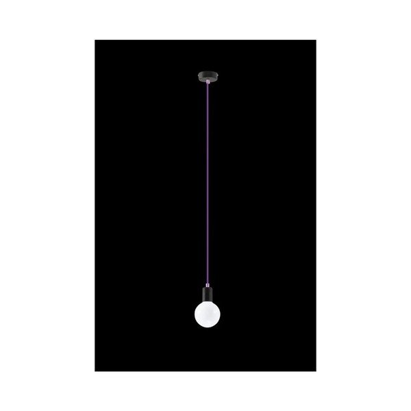 Violetinis pakabinamas šviestuvas Sollux Bombilla-image-2