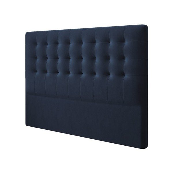 Tamsiai mėlynas ž galvūgalis su aksominiu užvalkalu Windsor & Co Sofas Athena, 160 x 120 cm-image-2