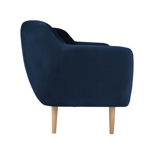 Tamsiai mėlyna trijų vietų sofa Mazzini Sofas Amelie-image-3