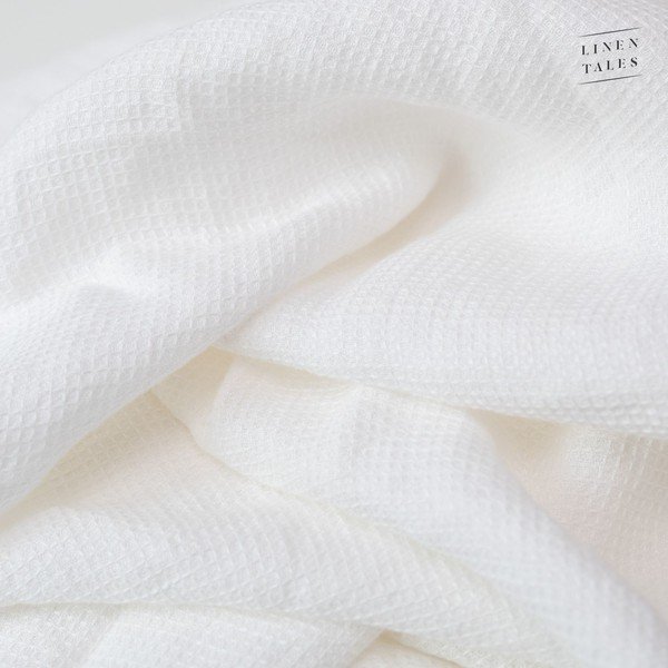 Baltas lininis rankšluostis 125x75 cm - Linen Tales-image-4