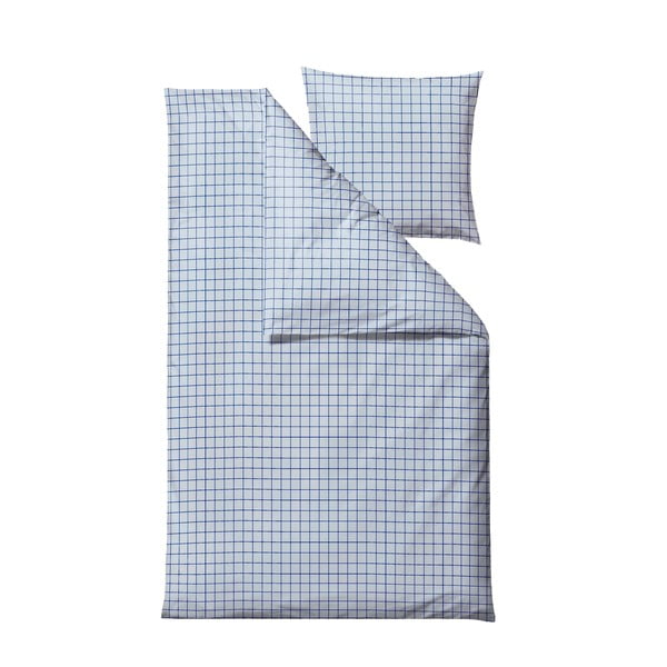 Šviesiai mėlynos spalvos iš ranforce medvilnės viengulė patalynė 140x200 cm Vista – Södahl