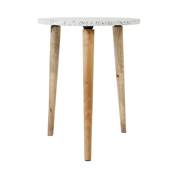 Apvalus kavos staliukas su teraco stalviršiu ø 42 cm Terrazzo - Jardin d'Ulysse-image-3
