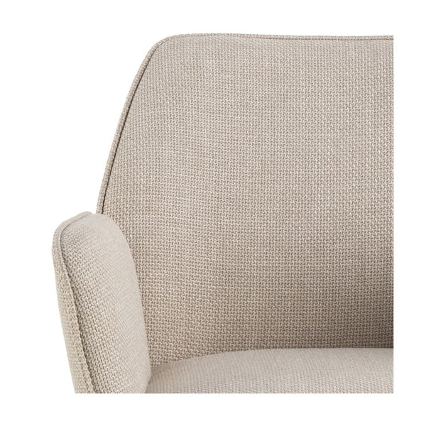 Smėlio spalvos reguliuojamo aukščio/su porankiais baro taburetė (sėdynės aukštis 85 cm) Glenda – Actona-image-4