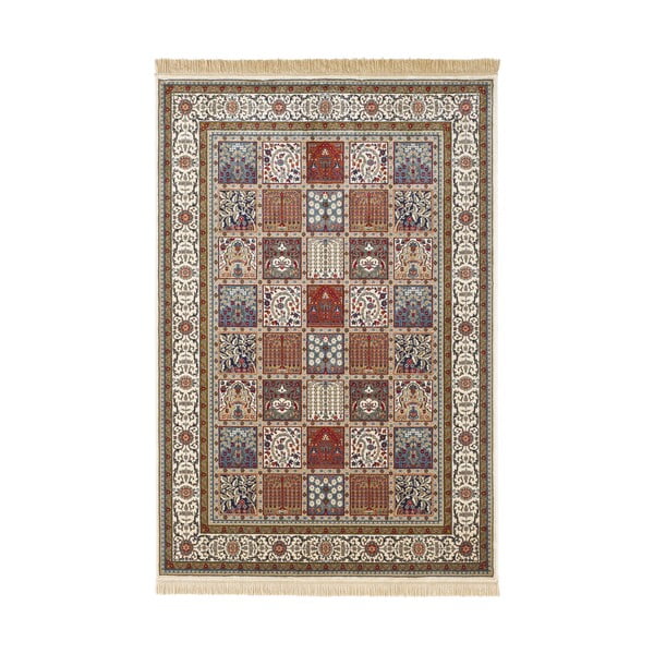 Kreminės spalvos viskozės kilimas Mint Rugs Precious, 120 x 170 cm