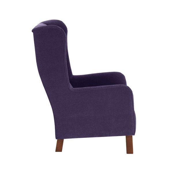 Violetinis fotelis Max Winzer Bruno Velor-image-1