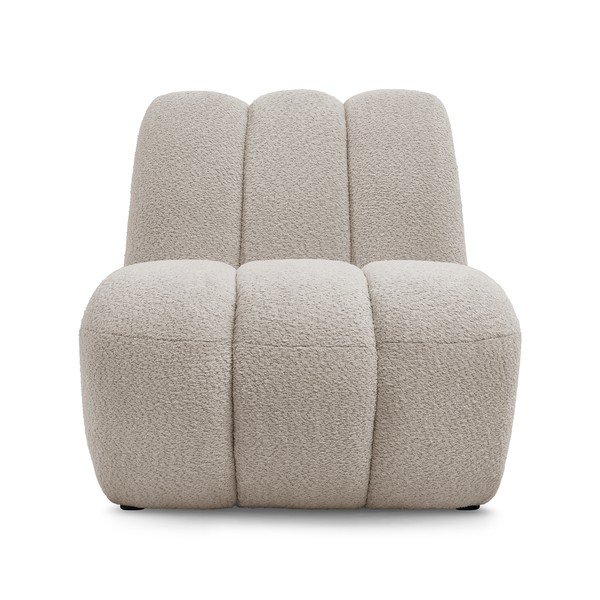 Smėlio spalvos iš boucle krėslas Janissaire – Bobochic Paris-image-3