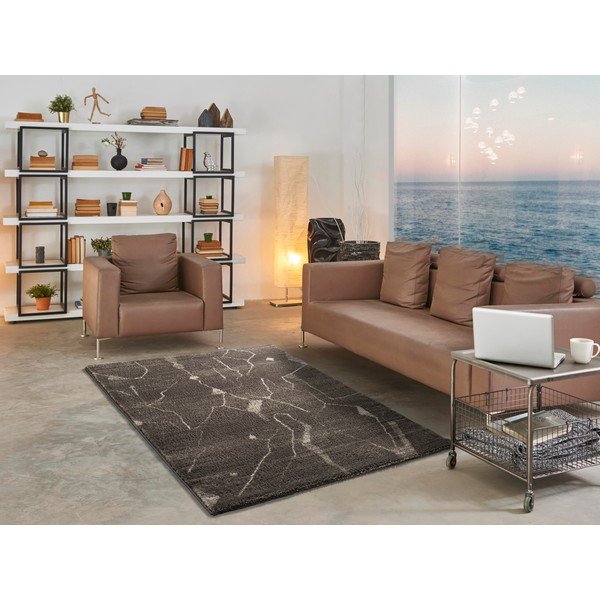 Pilkas kilimas Universal Moana Creo, 60 x 110 cm-image-1