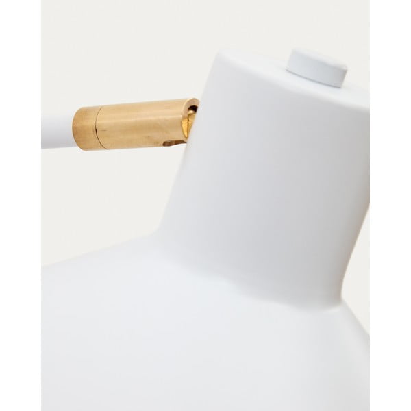 Sieninė lempa baltos spalvos Aria – Kave Home-image-3