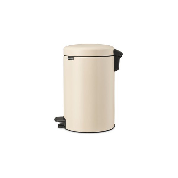 Smėlio spalvos iš plieno šiukšliadėžė su pedalu 12 l NewIcon – Brabantia-image-3