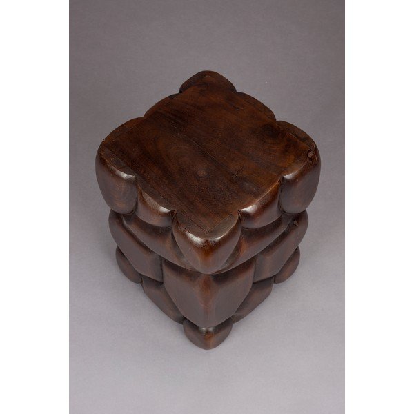 Iš mango masyvo šoninis stalas 30x30 cm Brooklyn – Dutchbone-image-3