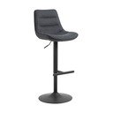 Reguliuojamo aukščio baro taburetė pilkos spalvos (sėdynės aukštis 65 cm) Adisa – Actona