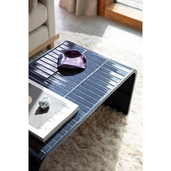 Mėlynos spalvos iš keramikos kavos staliukas 47x80 cm Tiles – Zuiver-image-3