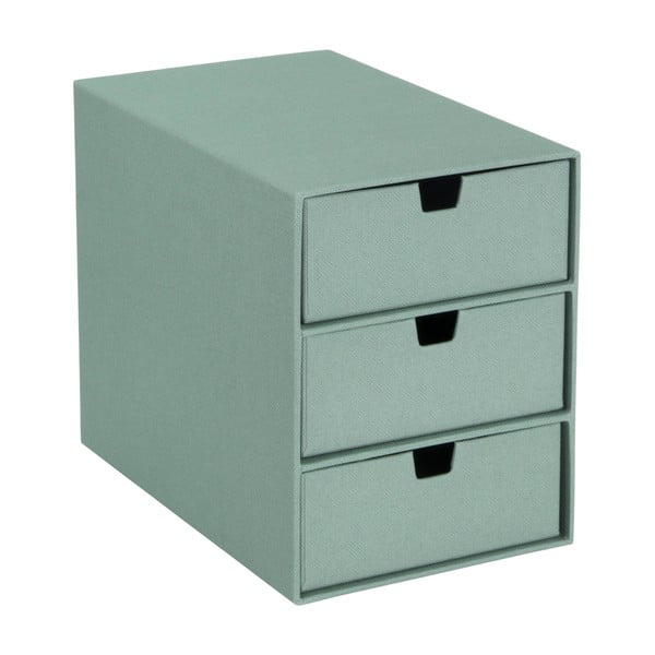 Žalios spalvos iš kartono biuro organizatorius į stalčių Ingrid Canvas Paper Laminate – Bigso