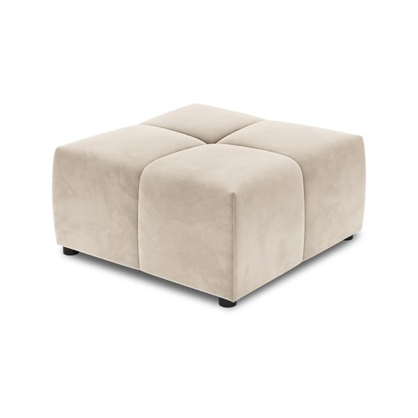Smėlio spalvos aksominės sofos modulis Rome Velvet - Cosmopolitan Design