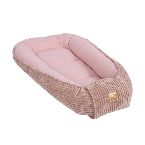Rožinės spalvos vaikiškas lopšys 55x83 cm – Meowbaby