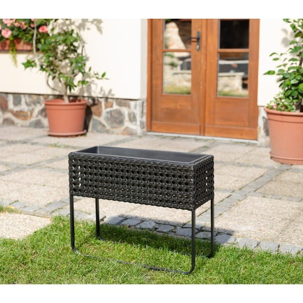 Juodas sodo vazonas Bonami Essentials Magnolia-image-1