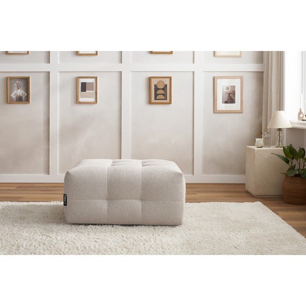 Smėlio spalvos otomanė Kleber - Bobochic Paris-image-4