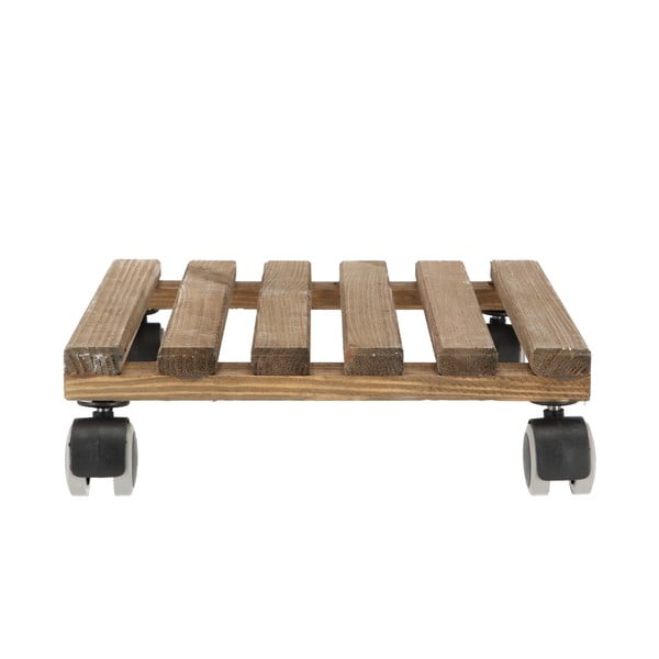 Ruda medinė kilnojama taburetė Esschert Design, 29 x 29 cm-image-2