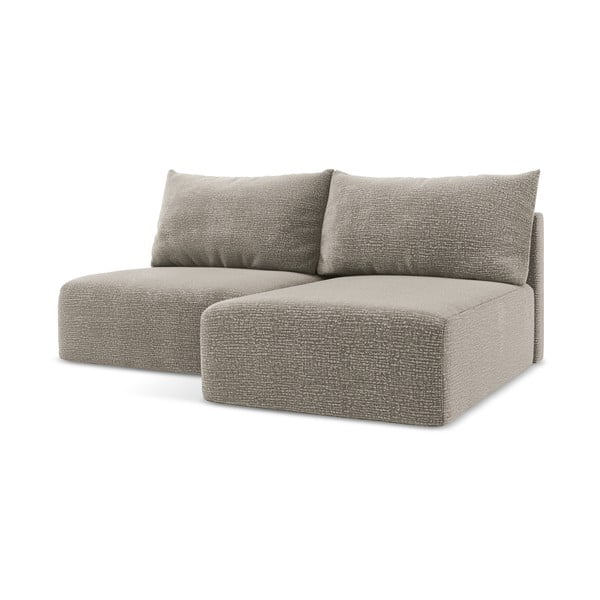 Smėlio spalvos sulankstoma/su sandėliavimo vieta kampinė sofa (su dešiniuoju kampu) Kalena – Makamii-image-2