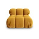 (modulinė) modulinė sofa geltonos spalvos iš velveto Bellis – Micadoni Home