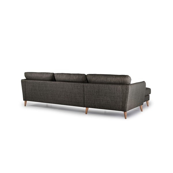 Ruda kampinė sofa Scandic Paris, kairysis kampas-image-3
