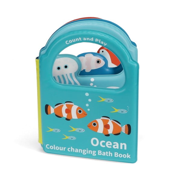 Interaktyvus žaislas Colour changing bath book Ocean – Rex London