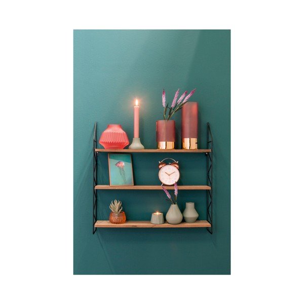 Rožinio stiklo vaza PT LIVING, ø 16 cm-image-2