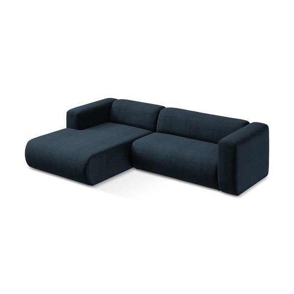 Mėlynos spalvos kampinė sofa (su kairiuoju kampu/su gultu) Ekahi – Makamii-image-3