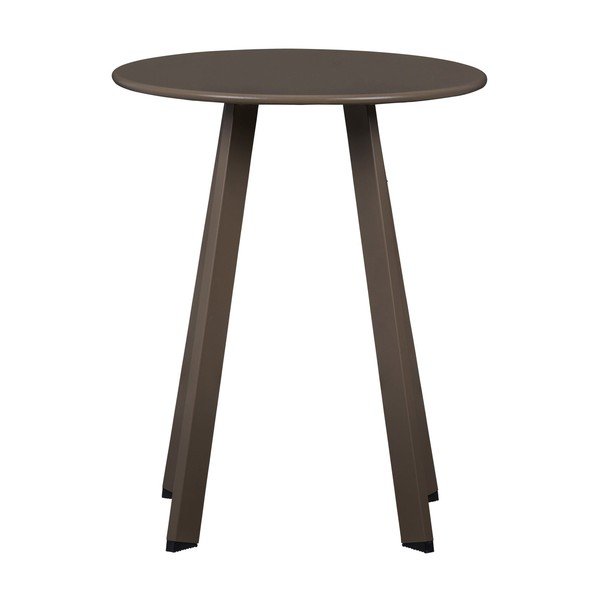 Iš metalo apvalios formos sodo šoninis staliukas ø 40 cm Fer – WOOOD-image-1