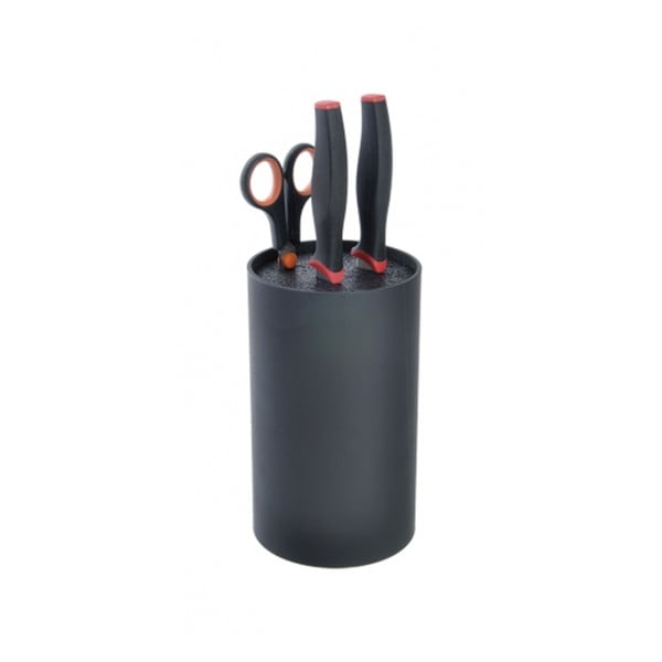 Peilių stovas su šeriais "Orion Black", ⌀ 11 cm-image-1