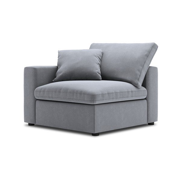 Pilkas modulinės sofos kampas Windsor & Co Sofas Galaxy, kairysis kampas-image-2