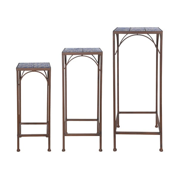 3 stalų su keraminiu paviršiumi rinkinys Esschert Design Trio