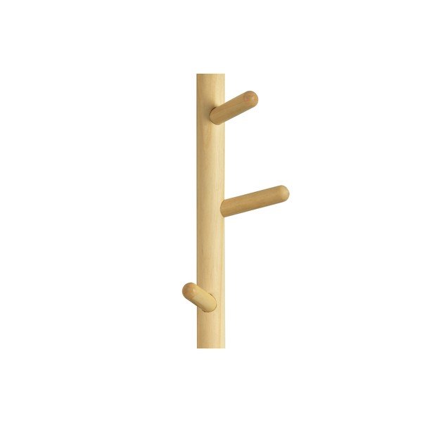 Sieninė lentyna natūralios spalvos iš pušies masyvo Marrit – WOOOD-image-3