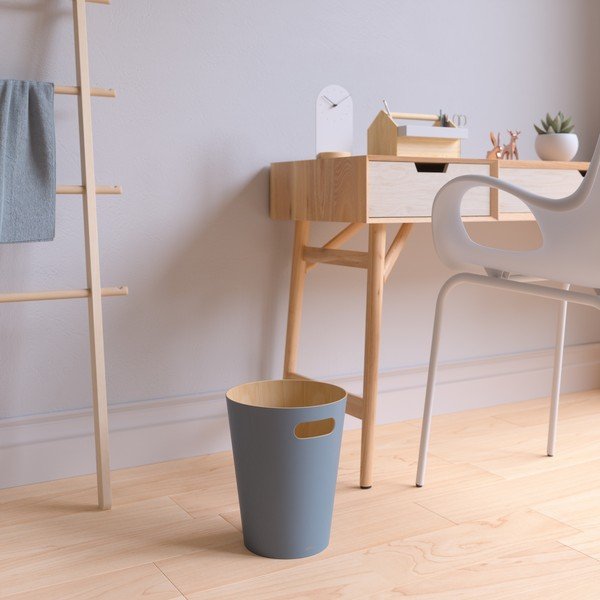 Šiukšliadėžė mėlynos spalvos 7,5 l Woodrow – Umbra-image-1