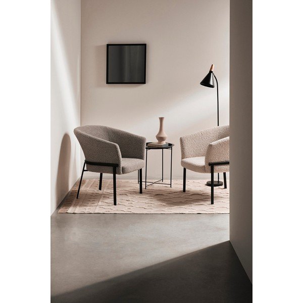 Iš metalo apvalios formos šoninis stalas ø 47 cm Hilmar – Yes Everyday-image-1