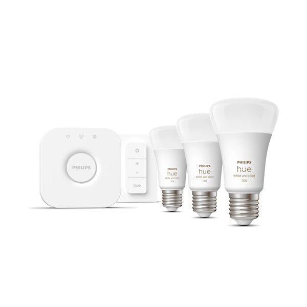 Išmanaus apšvietimo rinkiniai 5 vnt. 11 W E27, White and color ambiance – Philips Hue