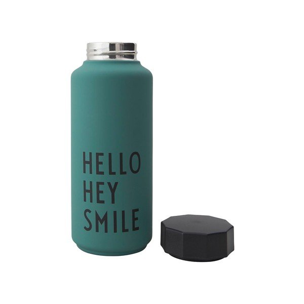Žalias termosas Design Letters Hello, 500 ml-image-1
