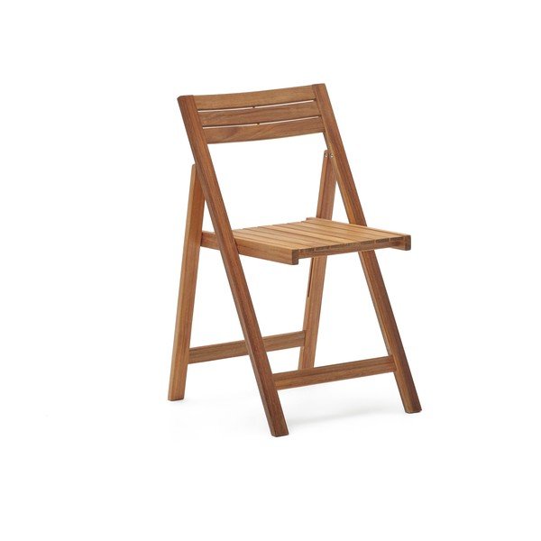 Natūralios spalvos medžio masyvo sodo kėdė Sadirar – Kave Home