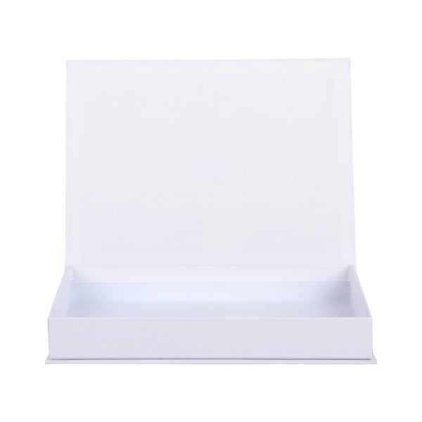 Dekoratyvinė baltos spalvos/žalios spalvos iš popieriaus daiktadėžė 18x4x25 cm Mojito – PT LIVING-image-2