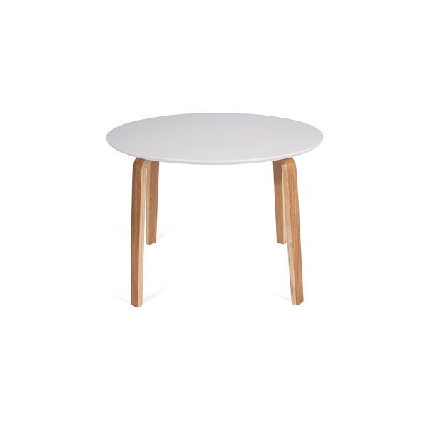 Apvalus valgomojo stalas su baltu stalviršiu ø 110 cm Lana - Bonami Essentials-image-1