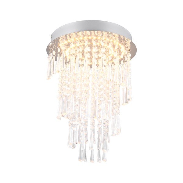 Lubinis šviestuvas sidabrinės spalvos LED ø 30 cm Pomp – Reality-image-2