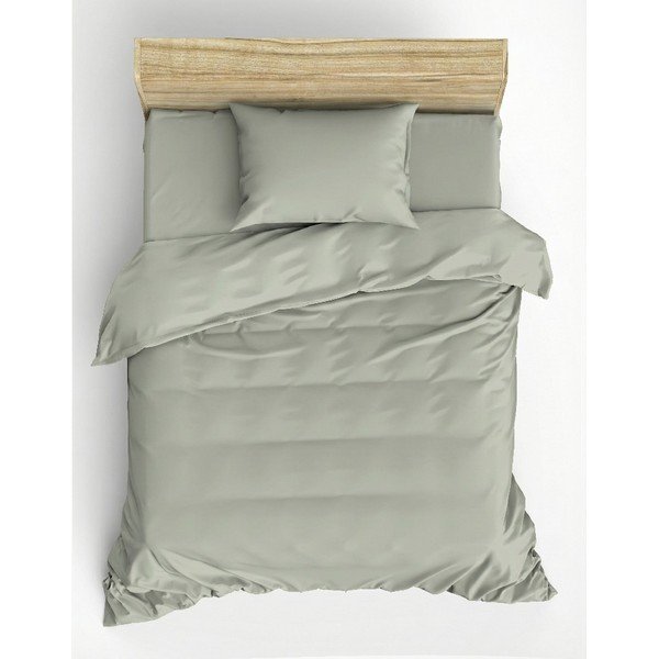 Šalavijo spalvos viengulė patalynė 200x140 cm Plain  – Mijolnir-image-4