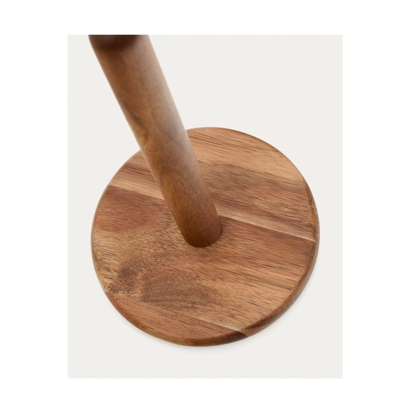 Natūralios spalvos iš medienos popierinio rankšluosčio stovas ø 15 cm Nukha – Kave Home-image-1